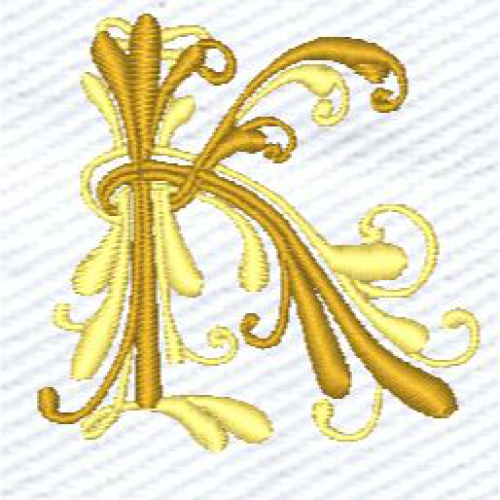 Flourish K Alphabet