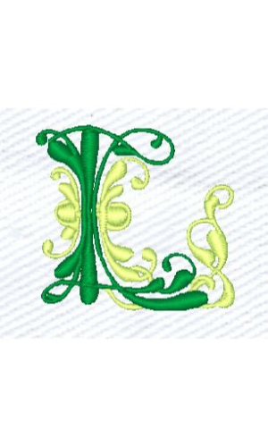 Flourish L Alphabet