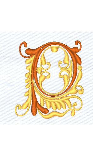 Flourish P Alphabet