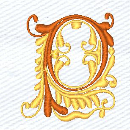 Flourish P Alphabet