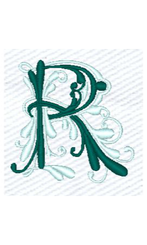Flourish R Alphabet