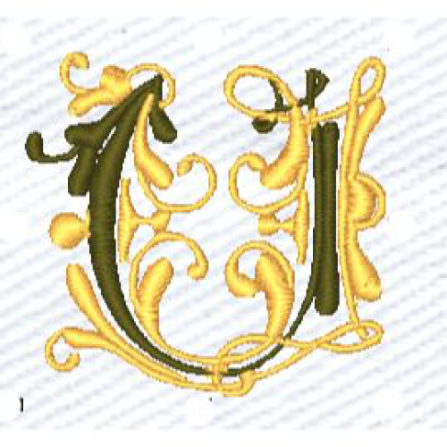 Flourish U Alphabet