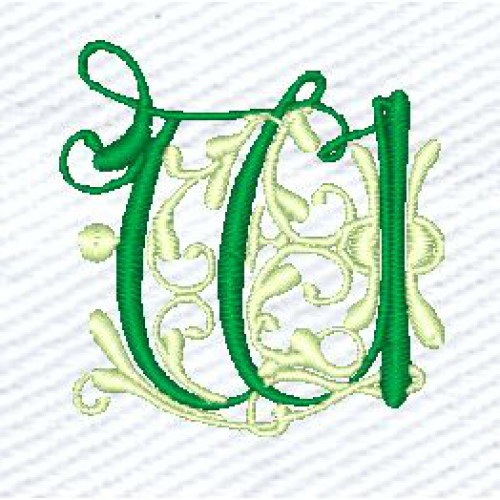 Flourish W Alphabet Flourish W Alphabet
