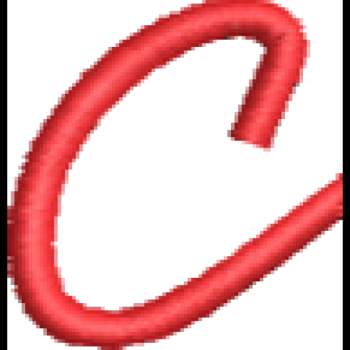 Font 1 Lower Case C