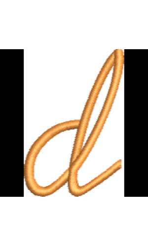Font 1 Lower Case D