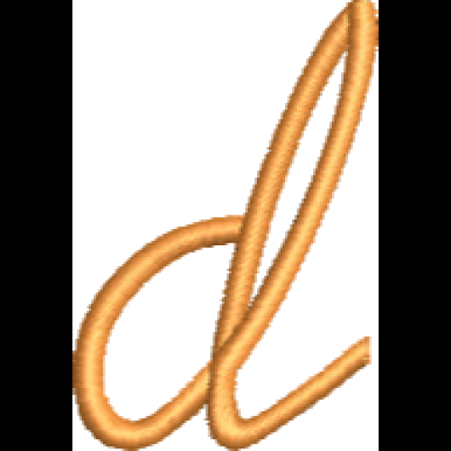 Font 1 Lower Case D