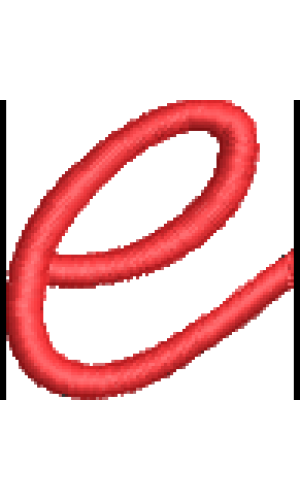 Font 1 Lower Case E