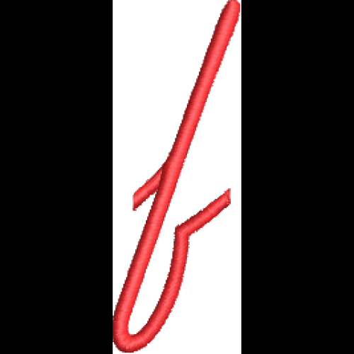 Font 1 Lower Case F