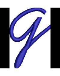 Font 1 Lower Case G