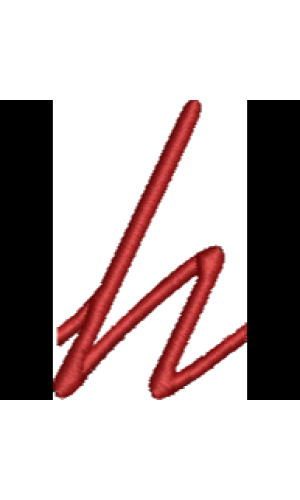Font 1 Lower Case H