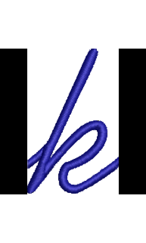 Font 1 Lower Case K