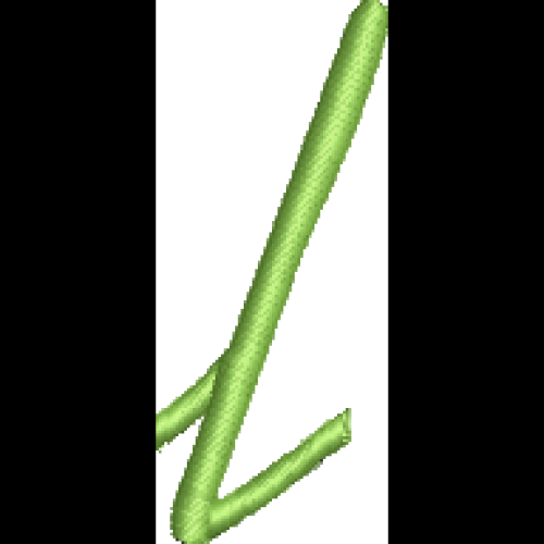 Font 1 Lower Case L