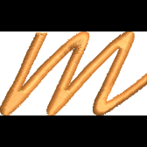 Font 1 Lower Case M