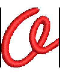 Font 1 Lower Case O