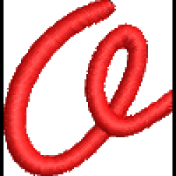 Font 1 Lower Case O