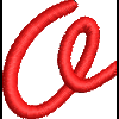 Font 1 Lower Case O