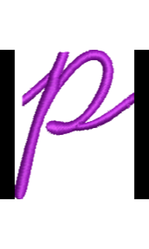 Font 1 Lower Case P