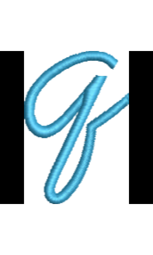 Font 1 Lower Case Q
