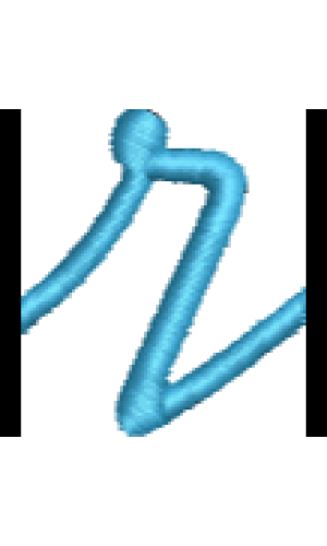 Font 1 Lower Case R
