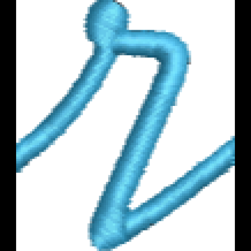 Font 1 Lower Case R