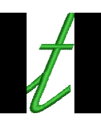 Font 1 Lower Case T