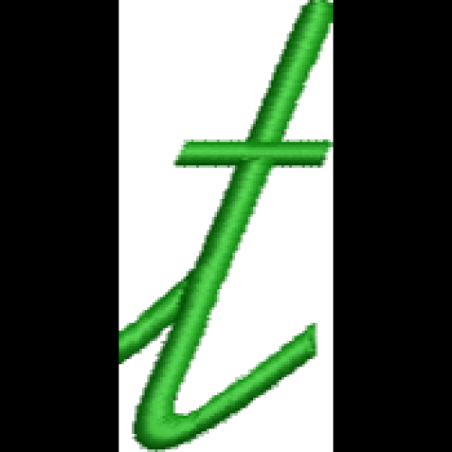 Font 1 Lower Case T