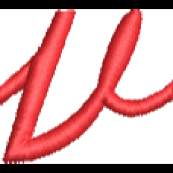 Font 1 Lower Case V