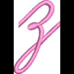 Font 1 Lower Case Z