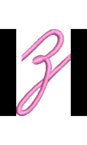 Font 1 Lower Case Z