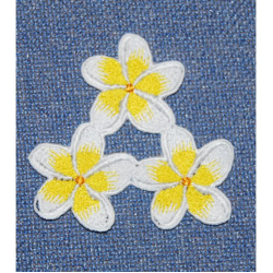 Free Standing Frangipani Trio
