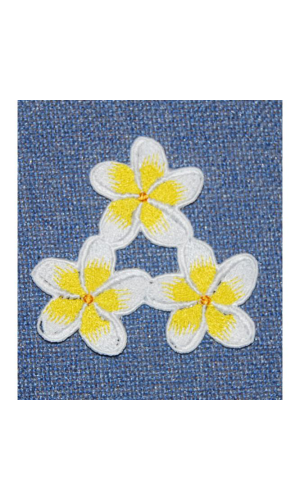 Free Standing Frangipani Trio