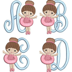 Fringe Ballerina Alphabet Set