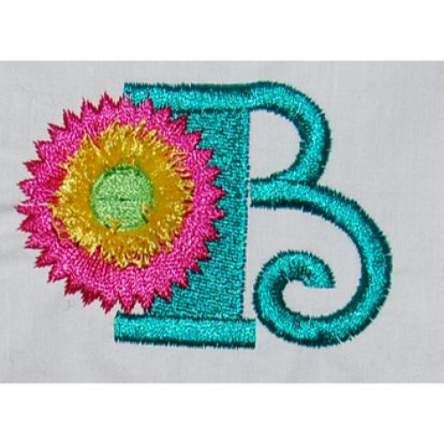 Fringe Flower Alphabet B