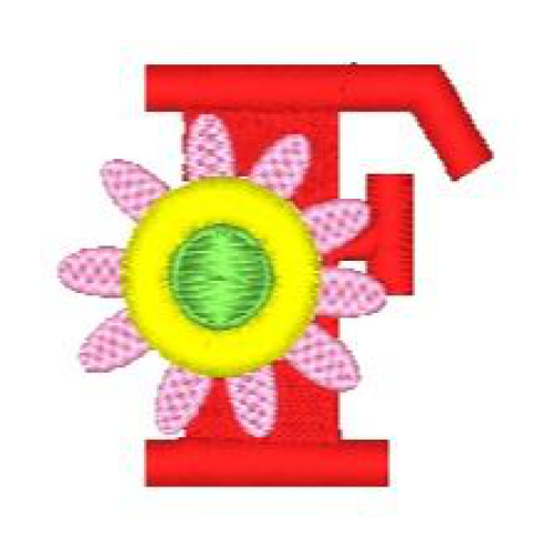 Fringe Flower Alphabet F
