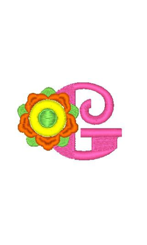 Fringe Flower Alphabet G