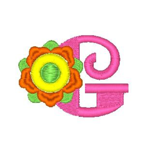 Fringe Flower Alphabet G