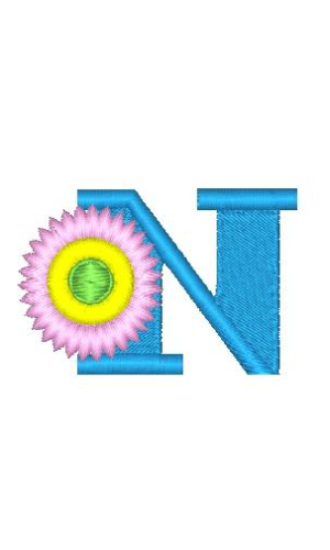 Fringe Flower Alphabet N Fringe Flower Alphabet N