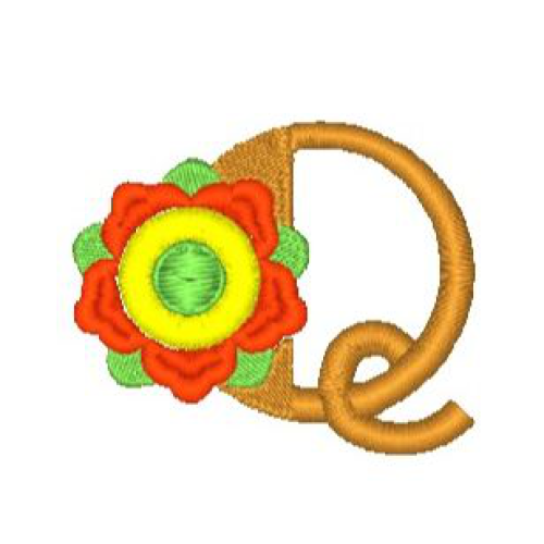 Fringe Flower Alphabet Q Fringe Flower Alphabet Q