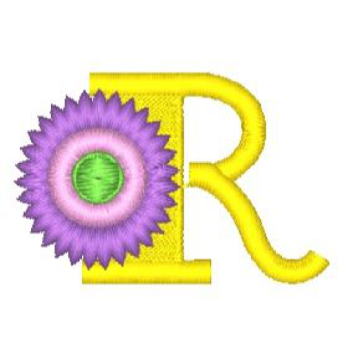 Fringe Flower Alphabet R Fringe Flower Alphabet R