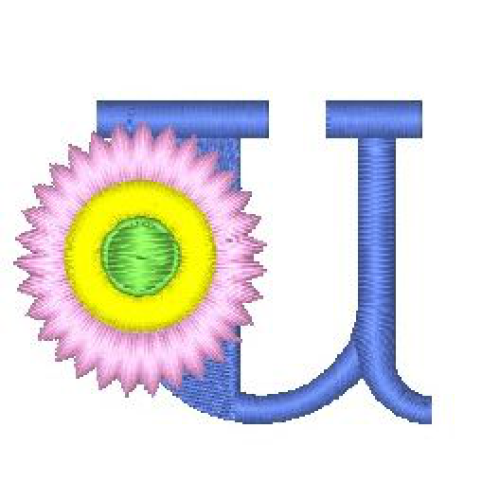 Fringe Flower Alphabet U Fringe Flower Alphabet U