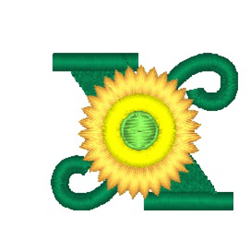 Fringe Flower Alphabet X Fringe Flower Alphabet X