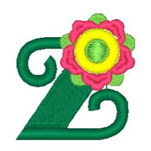 Fringe Flower Alphabet Z Fringe Flower Alphabet Z