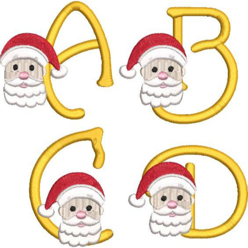 Fringe Santa Alphabet Set Fringe Santa Alphabet Set