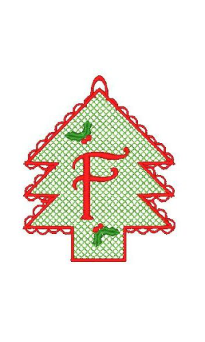 Dentelle FSL arbre de Noël F
