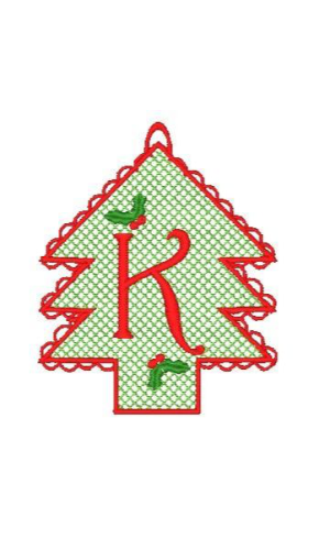 Dentelle FSL arbre de Noël K