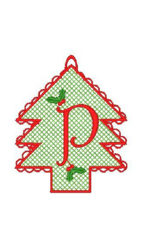 Dentelle FSL arbre de Noël P