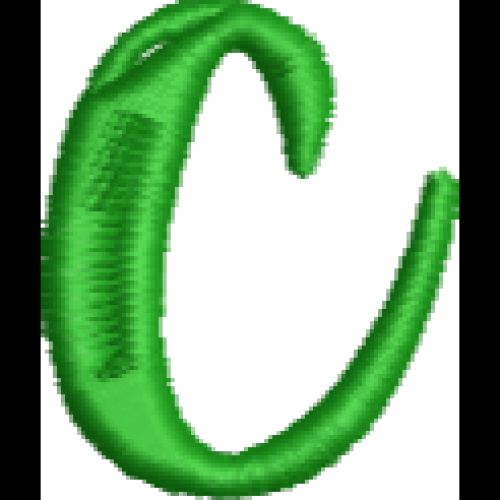 Fun Font Lower Case C