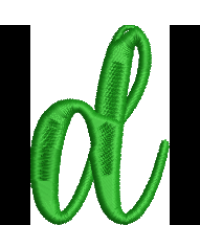 Fun Font Lower Case D