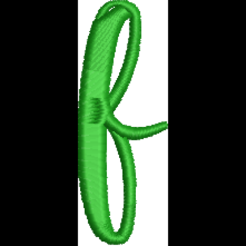 Fun Font Lower Case F