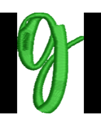 Fun Font Lower Case G